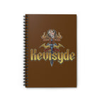 Kevisyde Sword Tree logo Spiral Notebook - Ruled Line